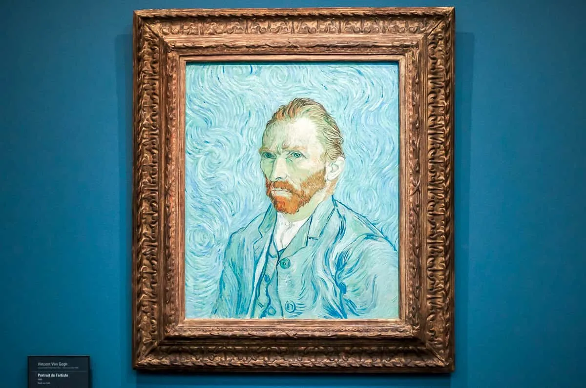 Impressionist gallery hung with paintings in the Musee d'Orsay, a top museum in Paris