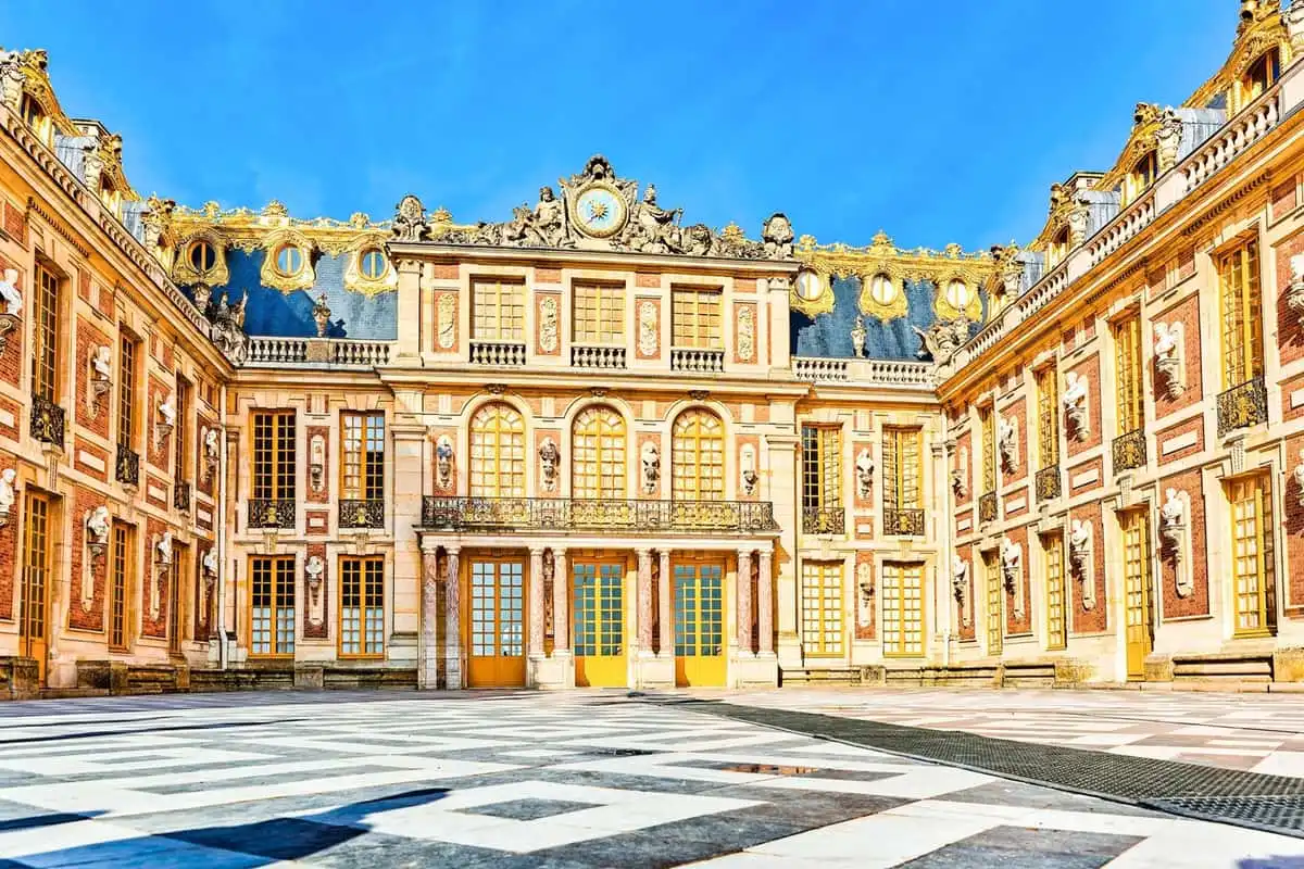 Hall of Mirrors at the Palace of Versailles, the grandest day trip from the museums in Paris